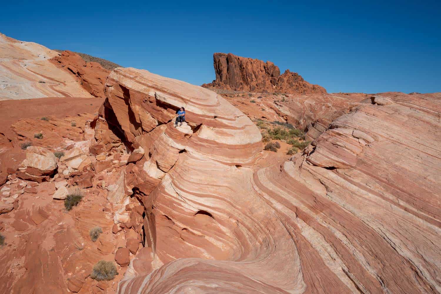 Fire Wave rock formation in Valley of Fire
