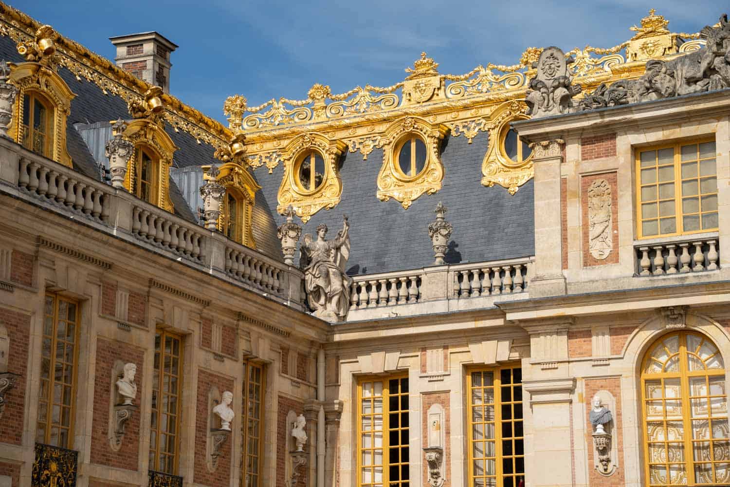 Palace of Versailles exterior details
