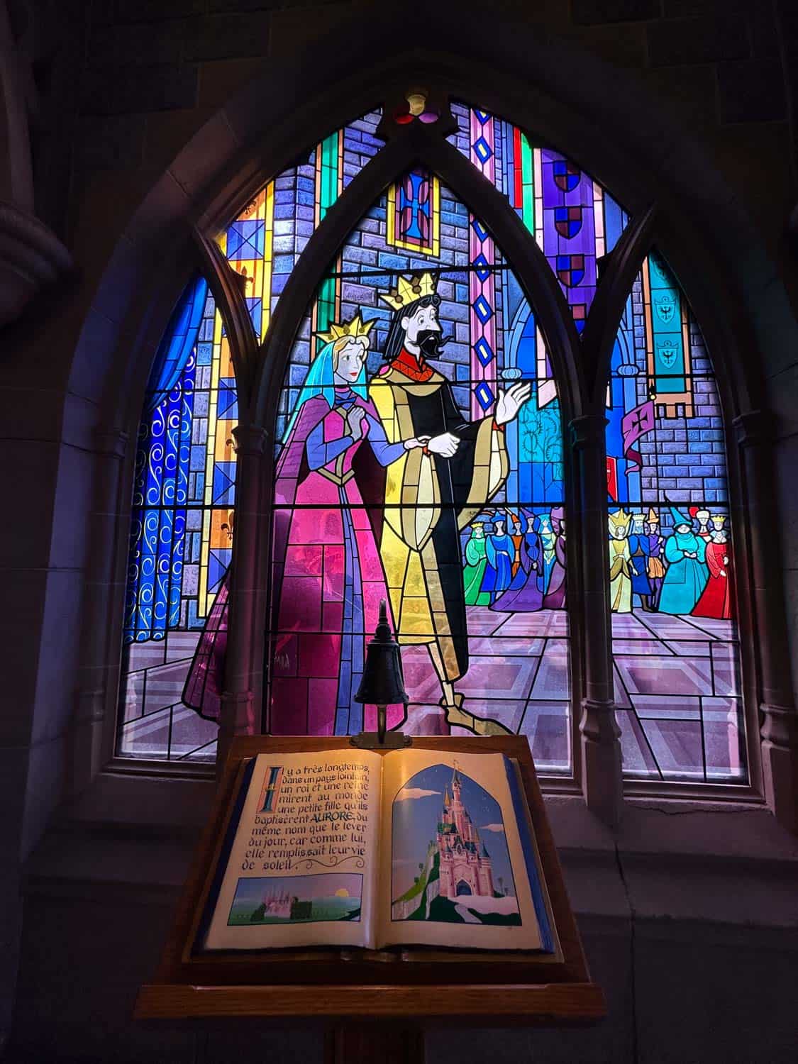 Disneyland Paris Sleeping Beauty windows