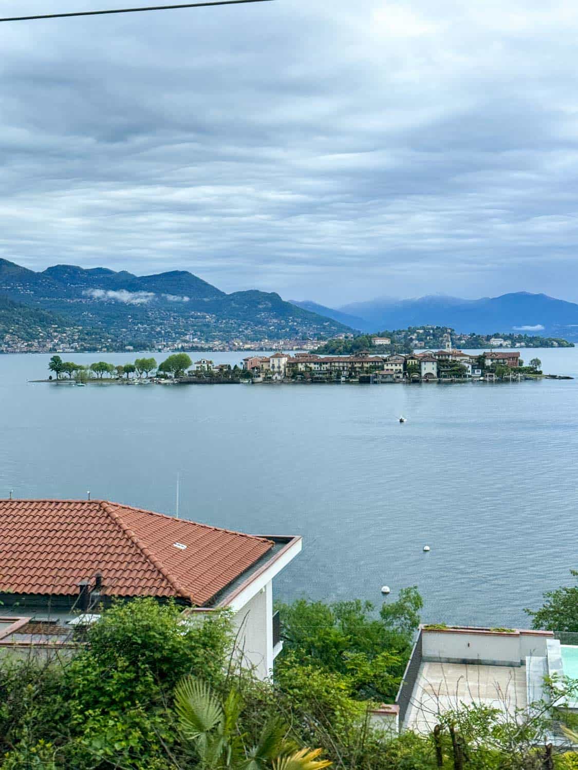 Train view of Lake Maggiore