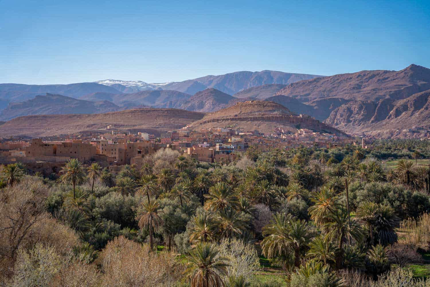 High Atlas Mountain in Morocco