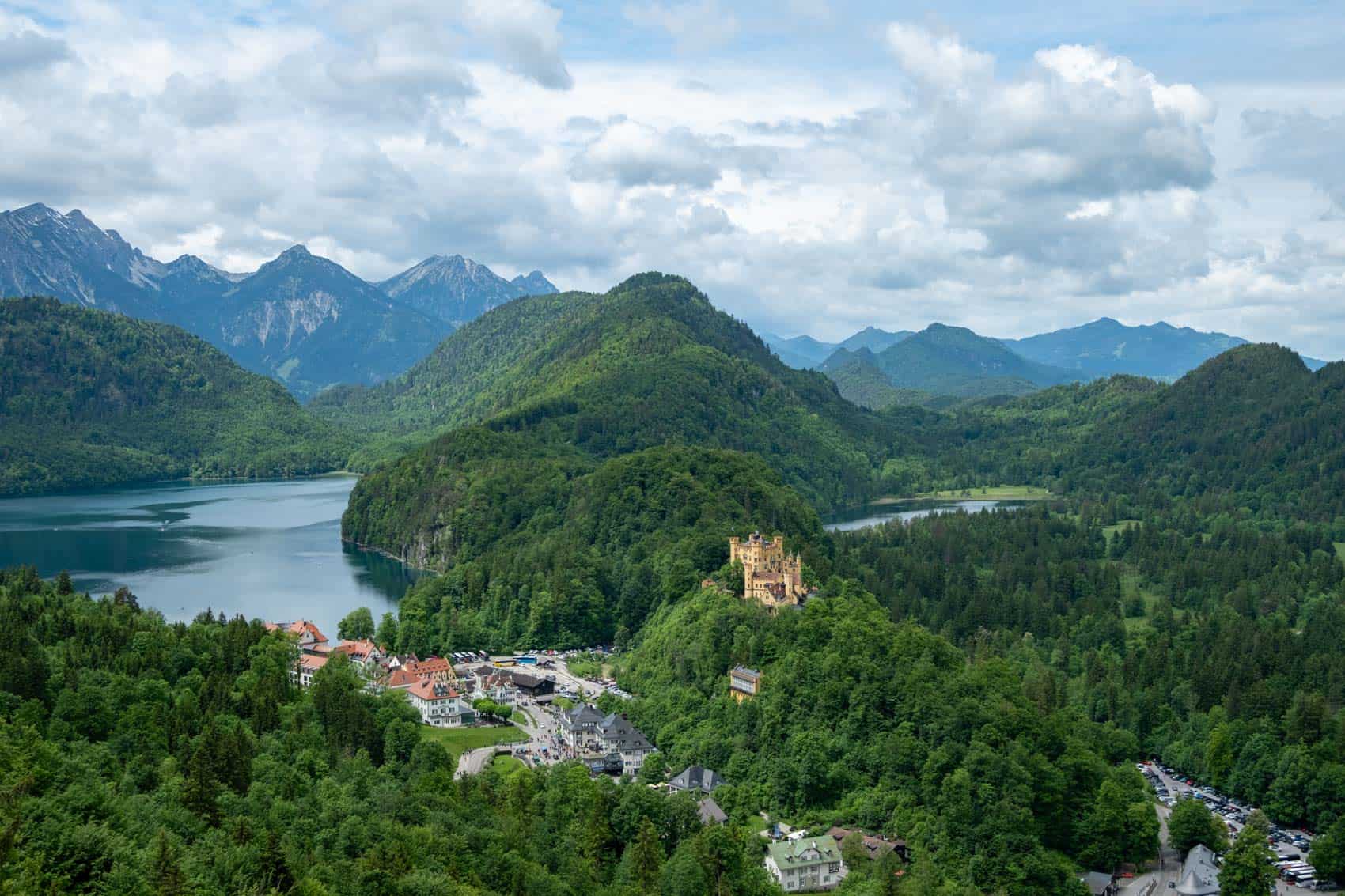 View from Neuschwanstein Castle