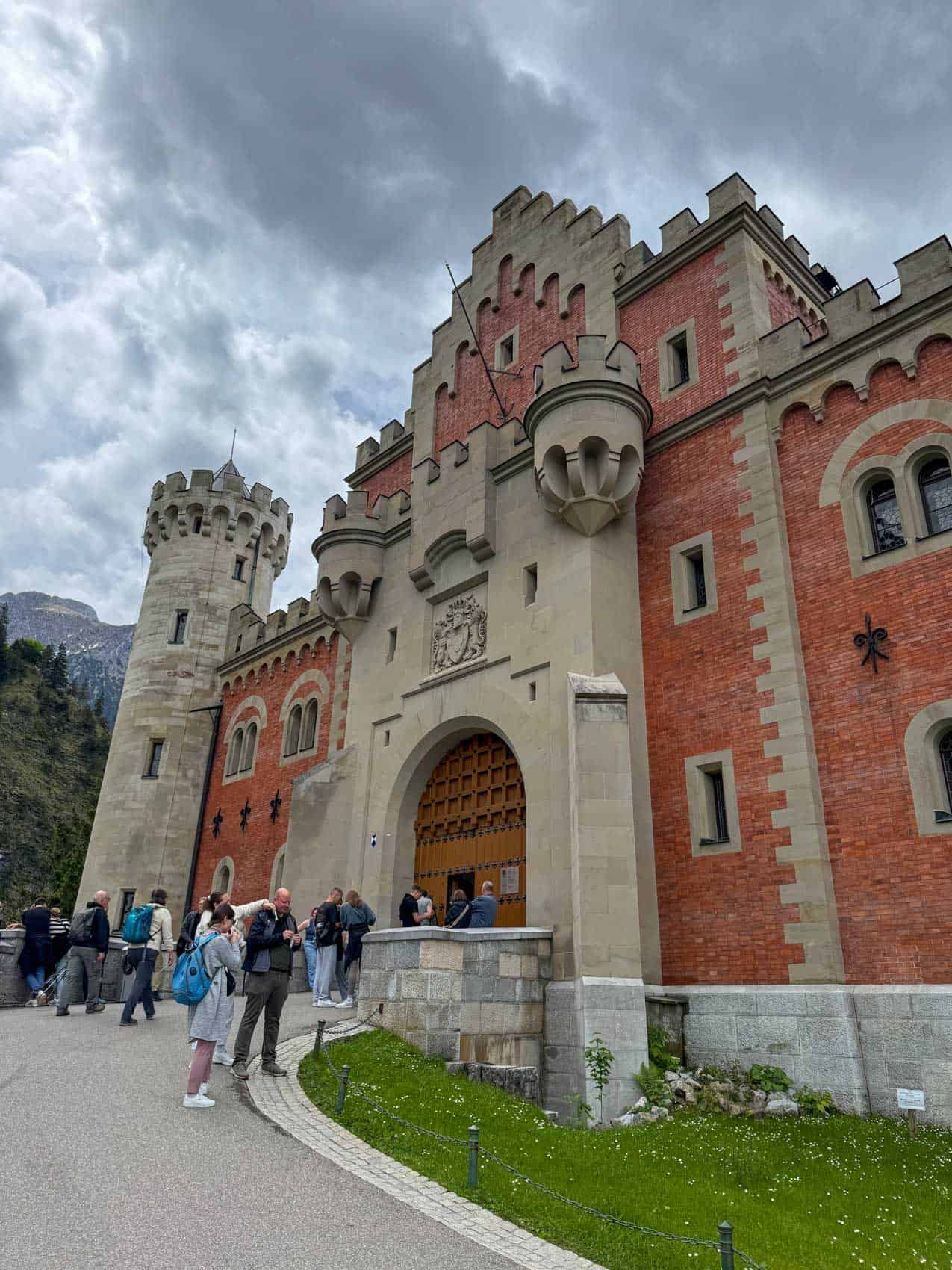 Neuschwanstein Castle entrance
