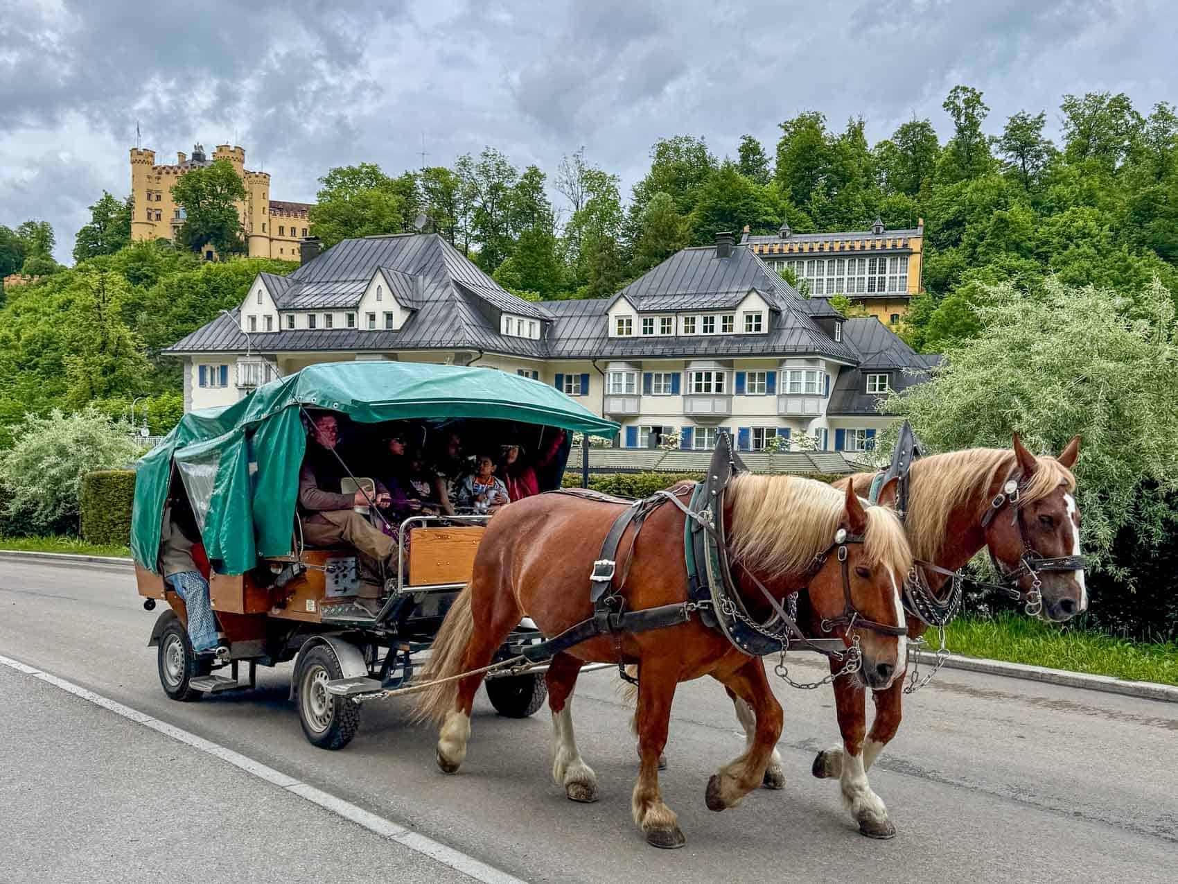 Horse carriage in Hohenschwangau